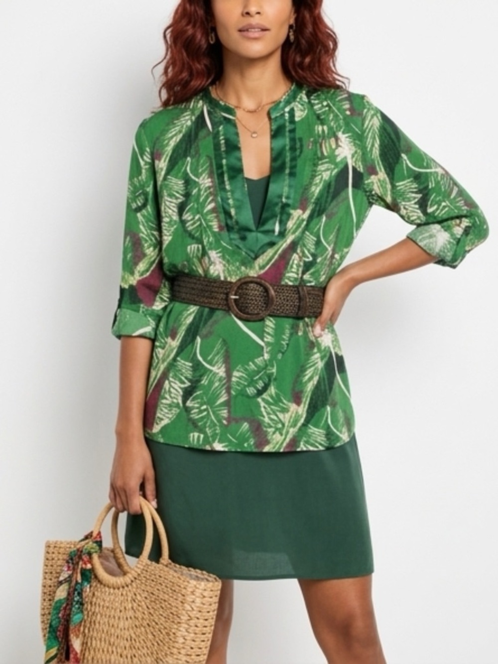 Calvin Klein Vivid Green Top Size Medium